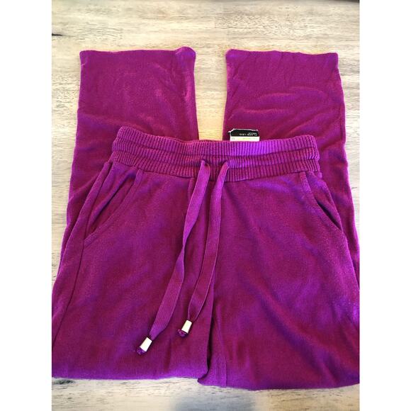 INC International Concepts Knit Sweatpants in Autumn Berry - M - Picture 4 of 5